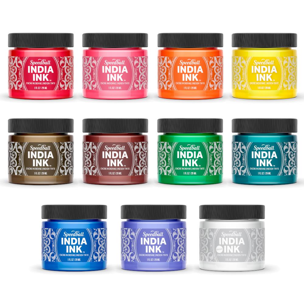Speedball India Inks 1oz – Midoco Art & Office Supplies