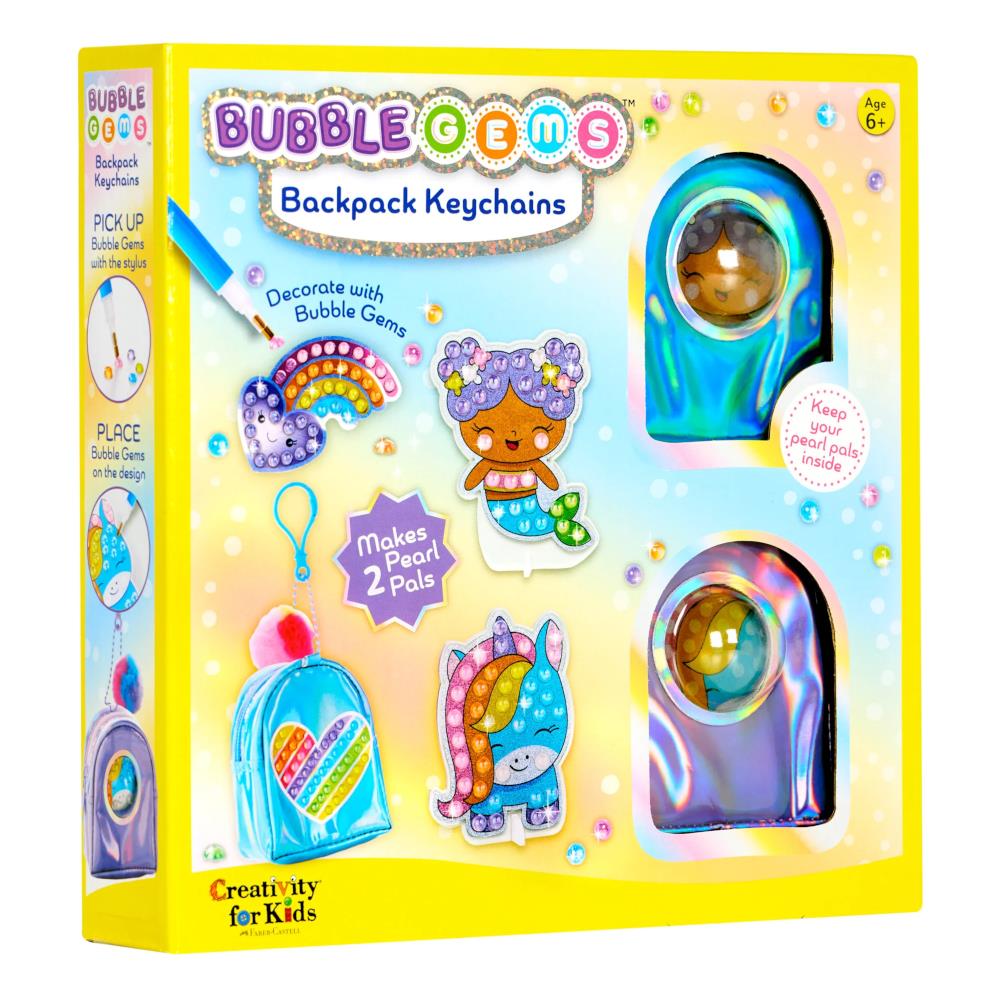 Creativity for Kids Bubble Gems Backpack Keychains – Midoco Art