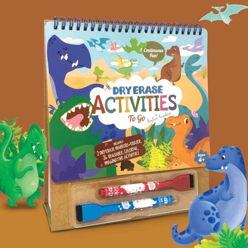 The Piggy Story Dry Erase Activities To Go - Dinosaur World – Midoco ...