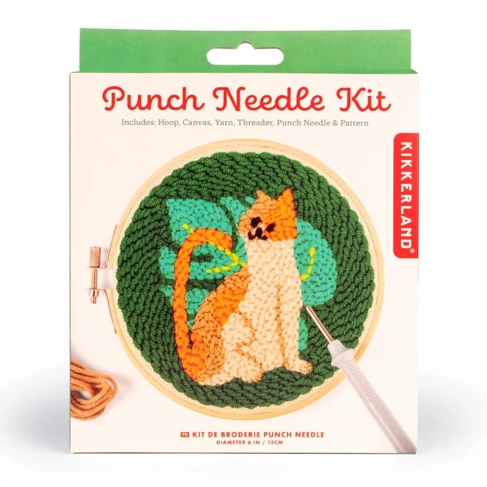 Kikkerland Mini Punch Needle Kit - Cat – Midoco Art & Office Supplies