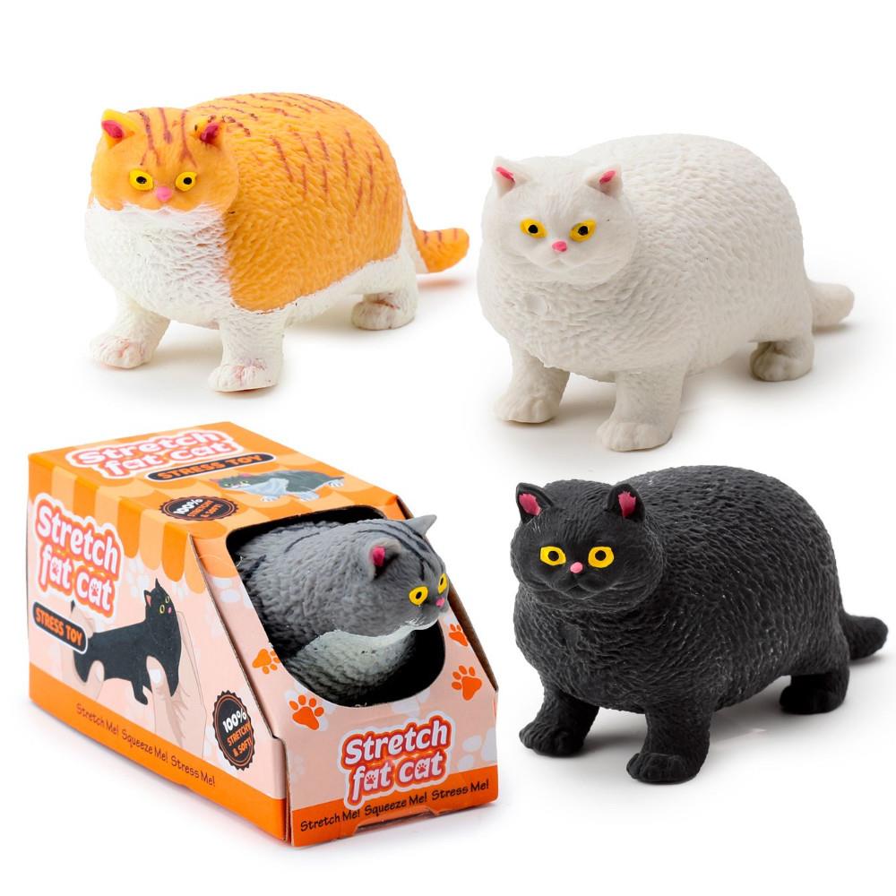 Puckator Stretch Fat Cat Stress Toy, Assorted – Midoco Art