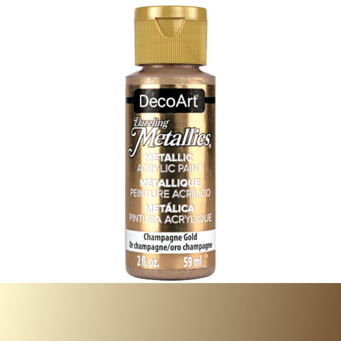 Dazzling Metallics Acrylic Paint 2oz Champagne Gold