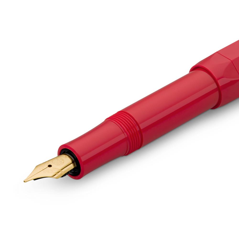 Kaweco Classic Sport Fountain Pen, Red, Medium Nib – Midoco Art & Office  Supplies