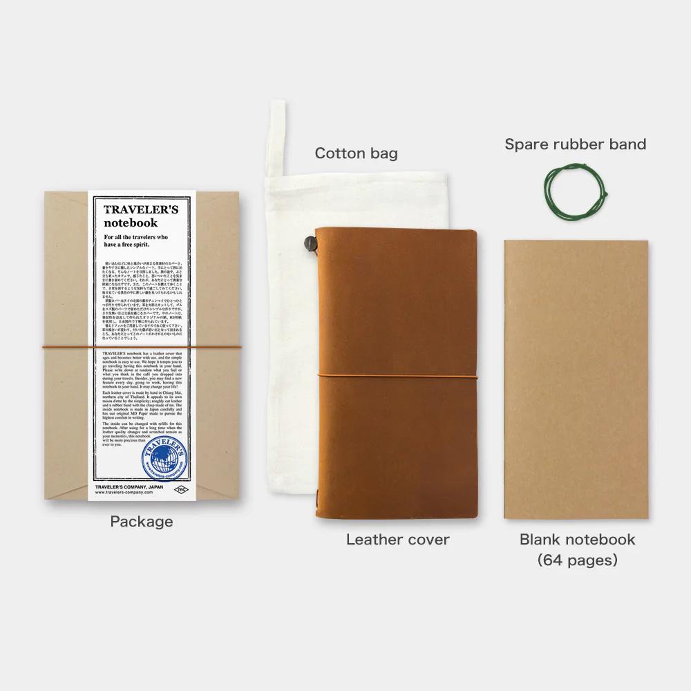 midori TRAVELER'S notebook 茶 Traveler's Company Leather Notebook, Regular Size - Camel – Midoco