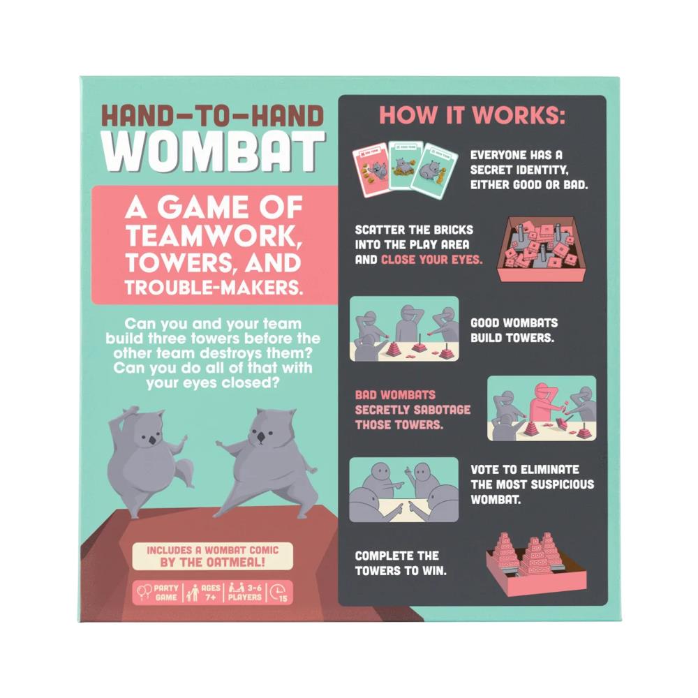 HandToHand Wombat Game Midoco Art & Office Supplies