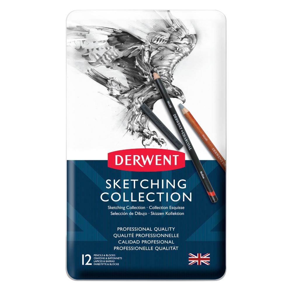 Derwent Sketching Collection 12 Tin