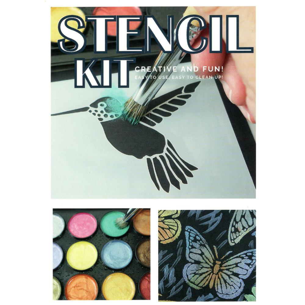 Yasutomo Pearlescent Paint & Stencil Kit