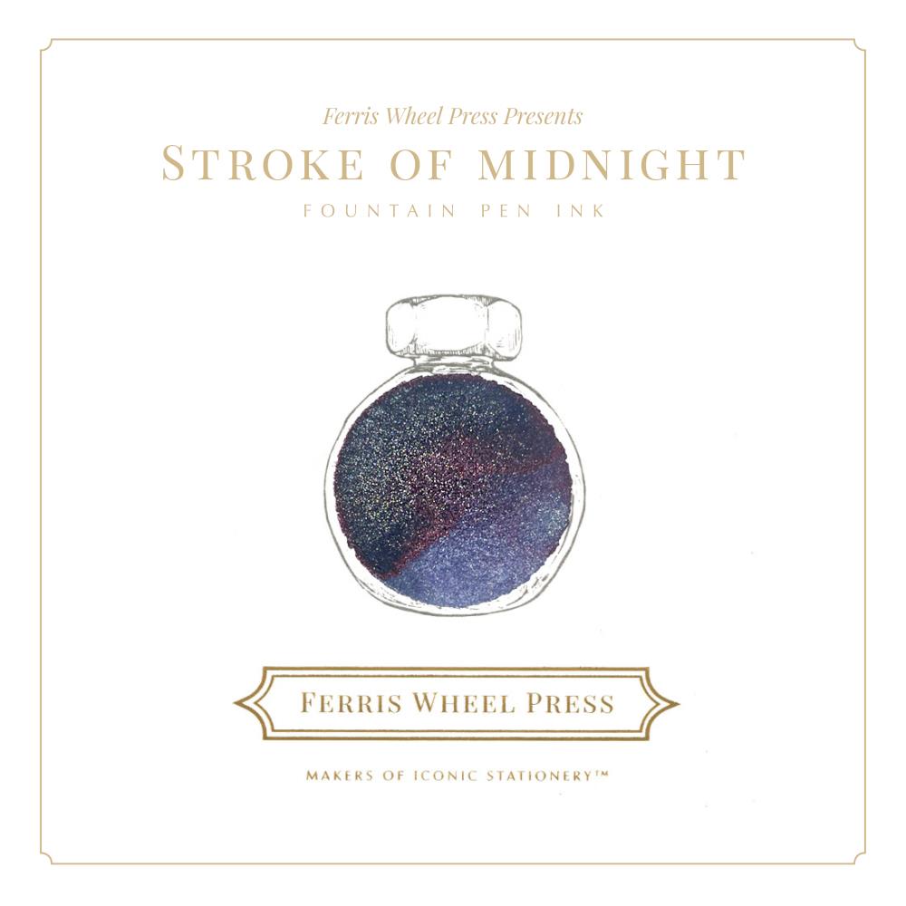 筆記具 Ferris Wheel Press Stroke of Midnight Ferris Wheel Press Bottled Ink - 38ml Stroke of Midnight – Midoco
