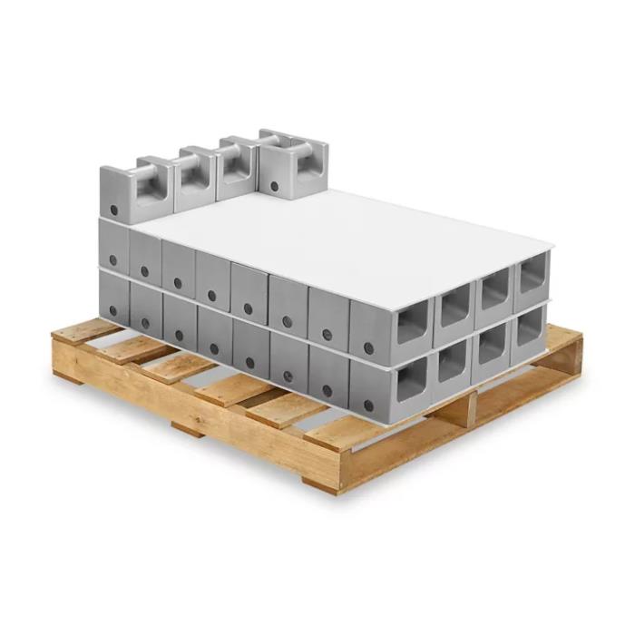 Coroplast 36 In. X 24 In. X 0.157 In. 4mm White Corrugated Twinwall Plastic Sheet Cor 2436 - Foto 7