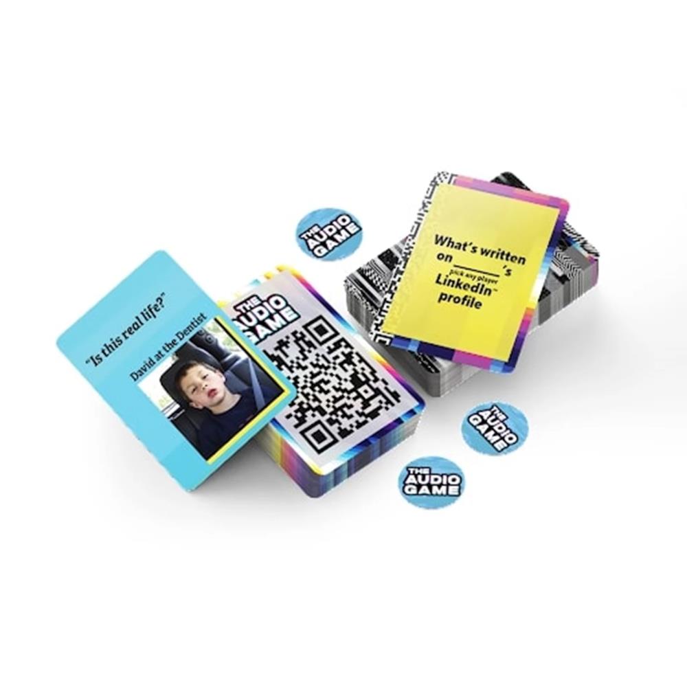 The Audio Game Card Game with QR Code App – Midoco Art & Office Supplies