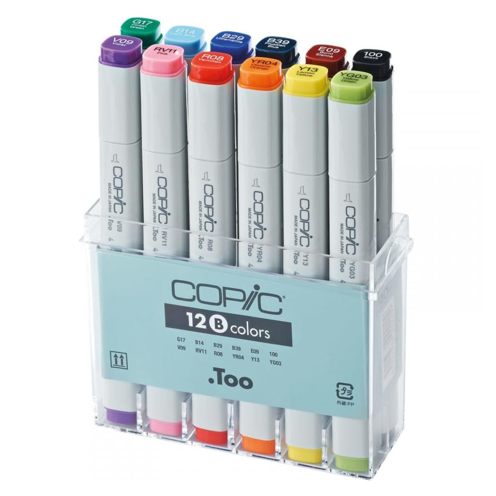 Midoco.ca: Copic Classic Marker Basic Set 12pk – Midoco Art