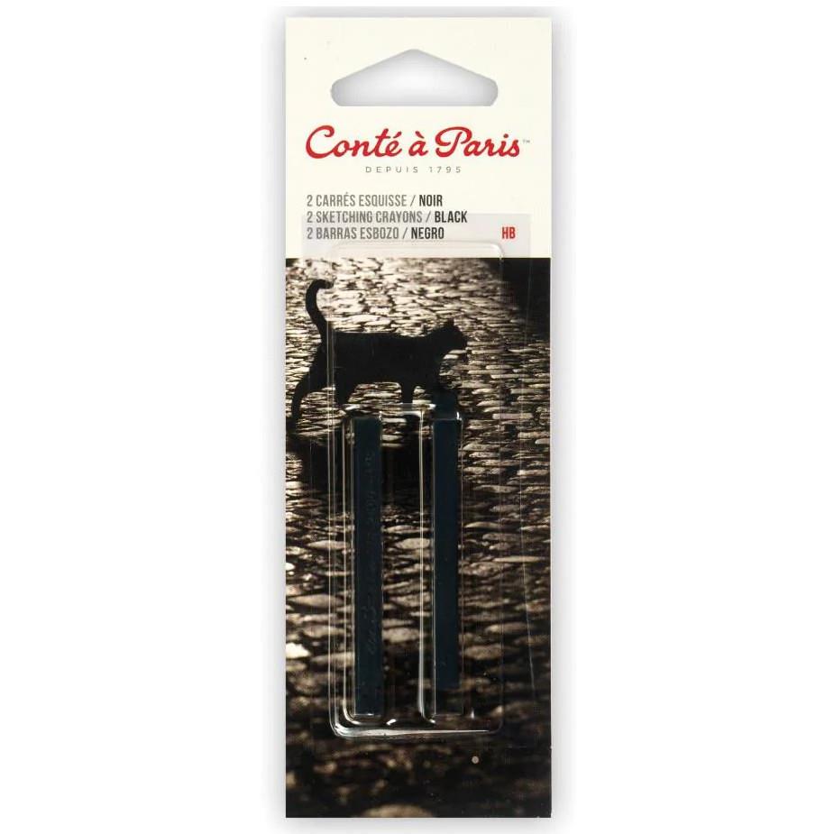  Conté à Paris Carres Stick 2pk Black HB – Midoco Art