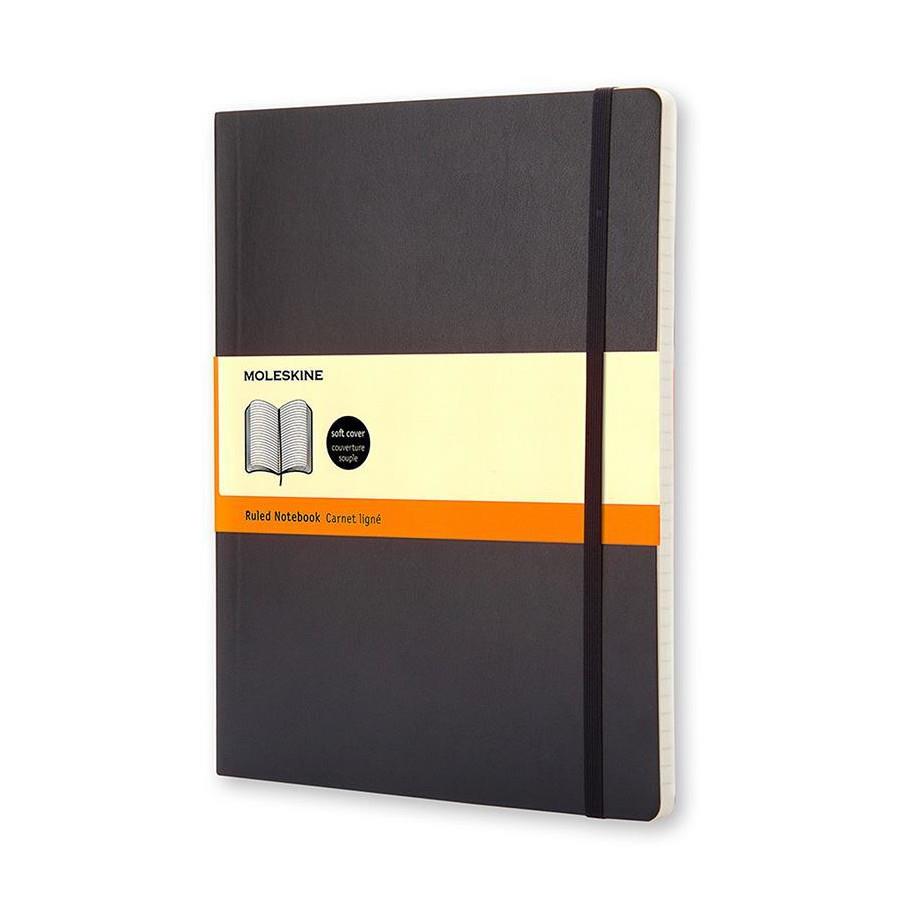 Midoco.ca: Moleskine XL Ruled Softcover Notebook - Black – Midoco