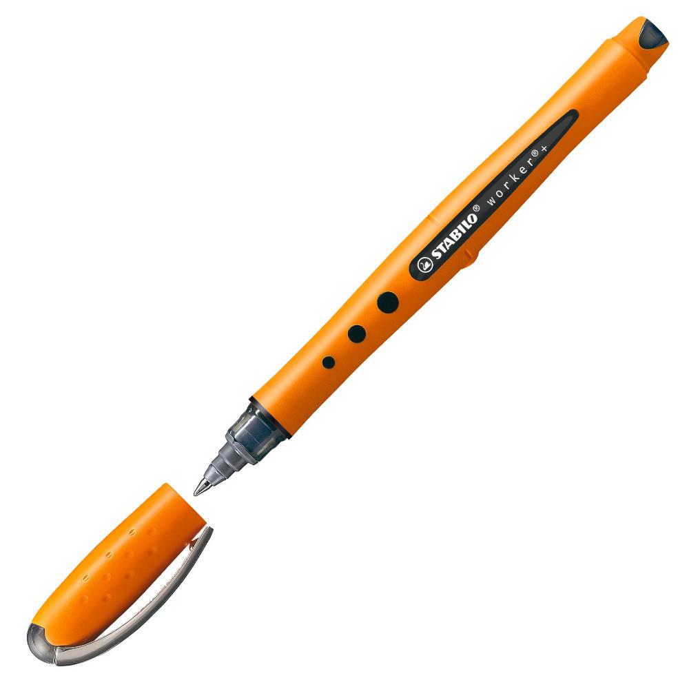 Stabilo Bionic Worker Pen Rubber-Grip Orange Barrel