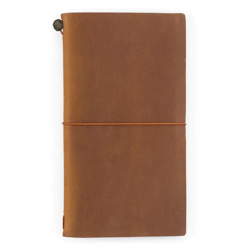 Traveler's Company Leather Notebook, Regular Size - Camel – Midoco