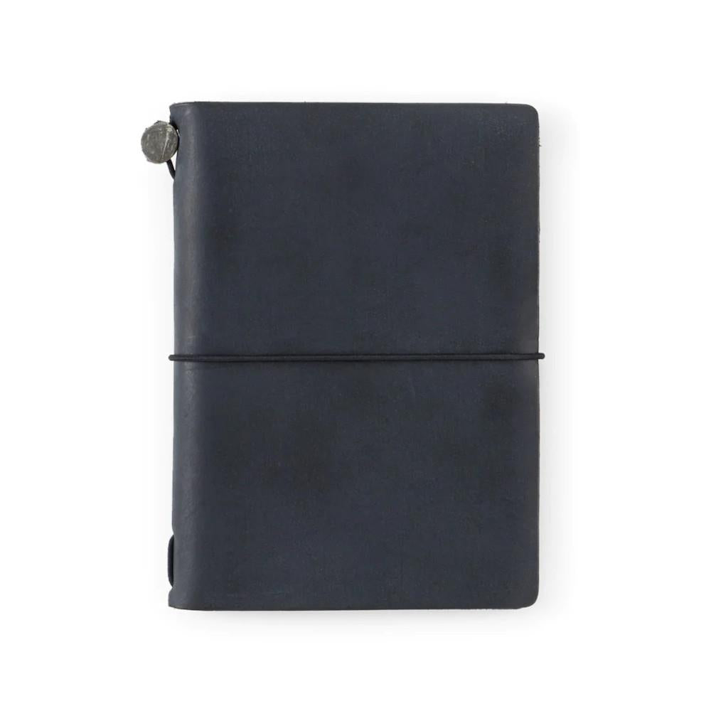midori TRAVELER'S notebook黒パスポートサイズ Traveler's Company Leather Passport Notebook - Black – Midoco Art