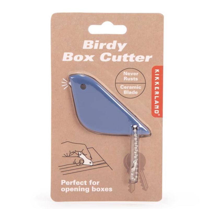 Kikkerland Bird Box Cutter - Assorted