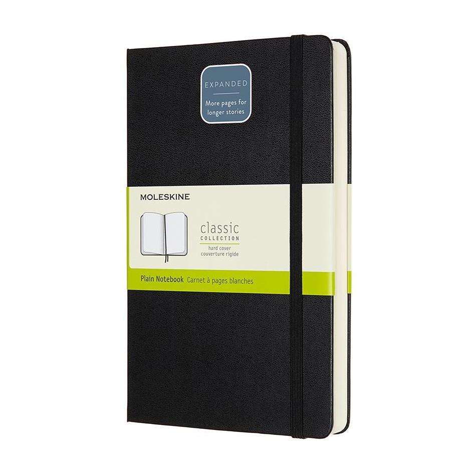 Midoco.ca: Moleskine Large Blank Expanded 400pg Journal - Black