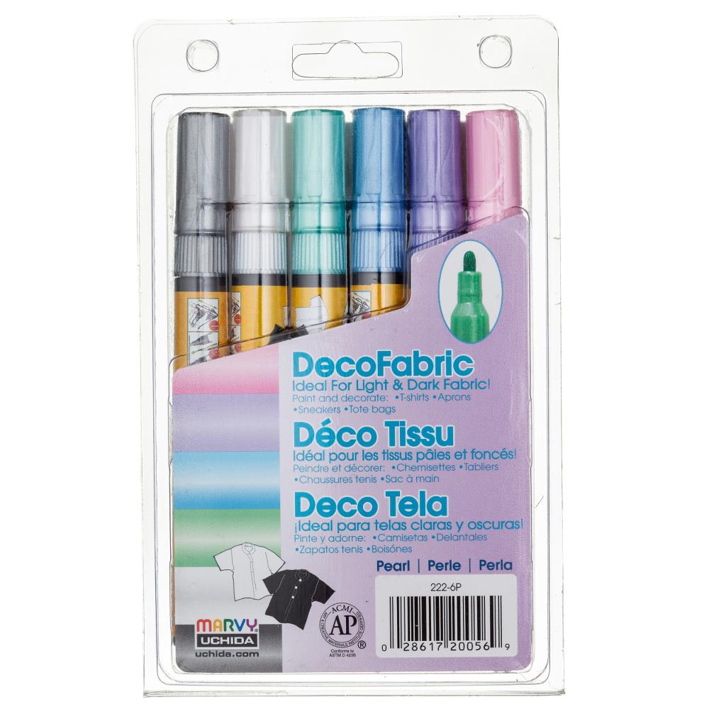 Marvy Uchida Fabric Marker Set 6pk – Midoco Art & Office Supplies