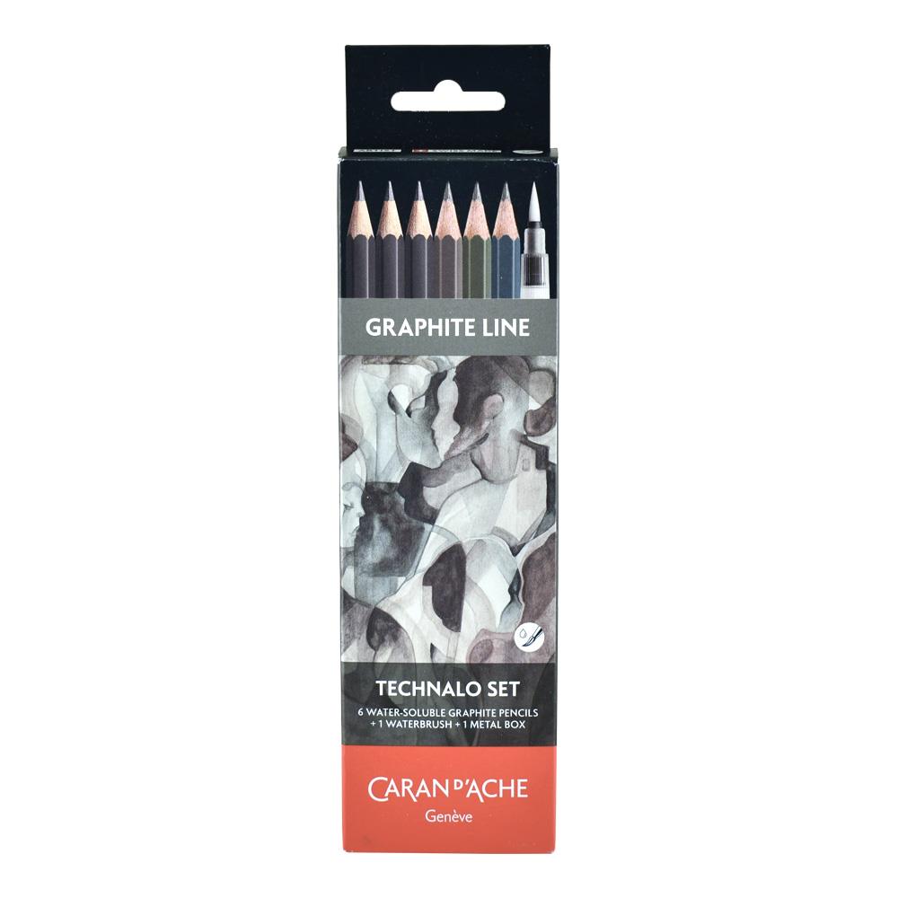 Caran d'Ache Technalo Water-soluble Graphite Set – Midoco Art