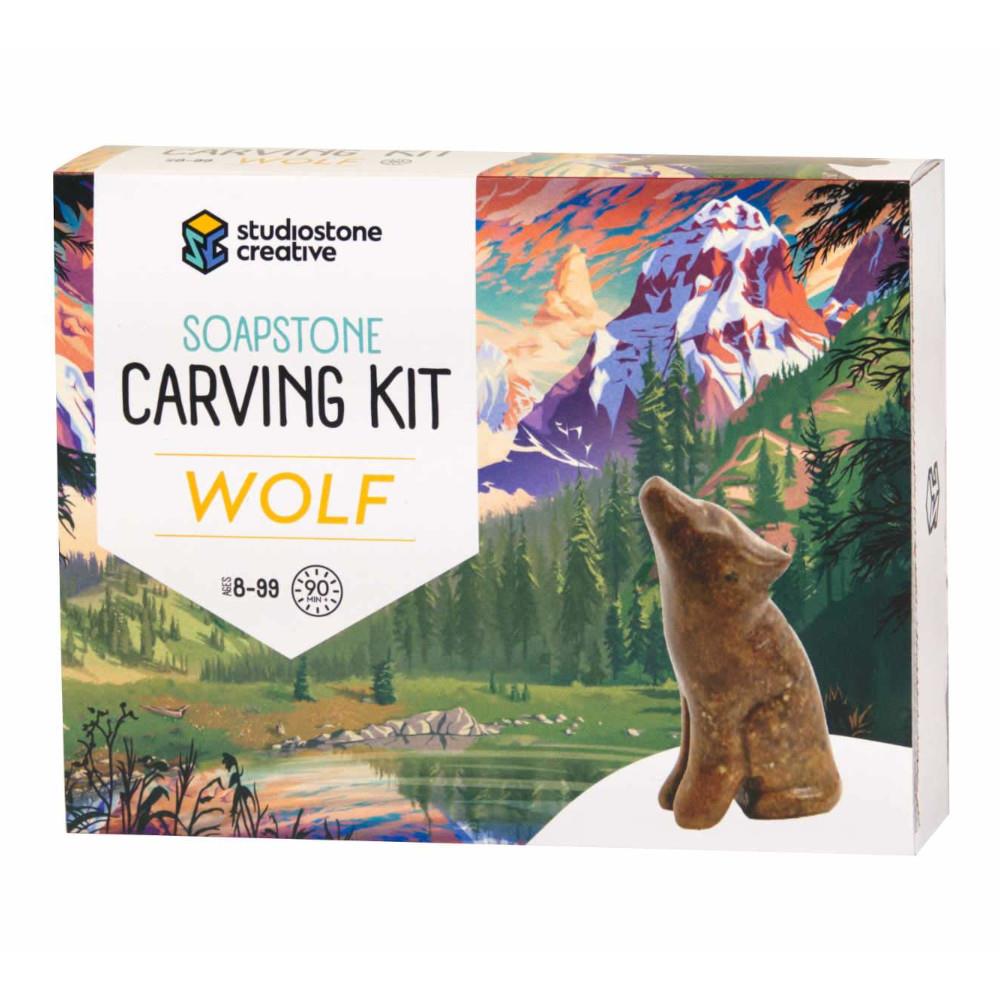 Studiostone Creative Soapstone Carving Kit - Wolf – Midoco Art
