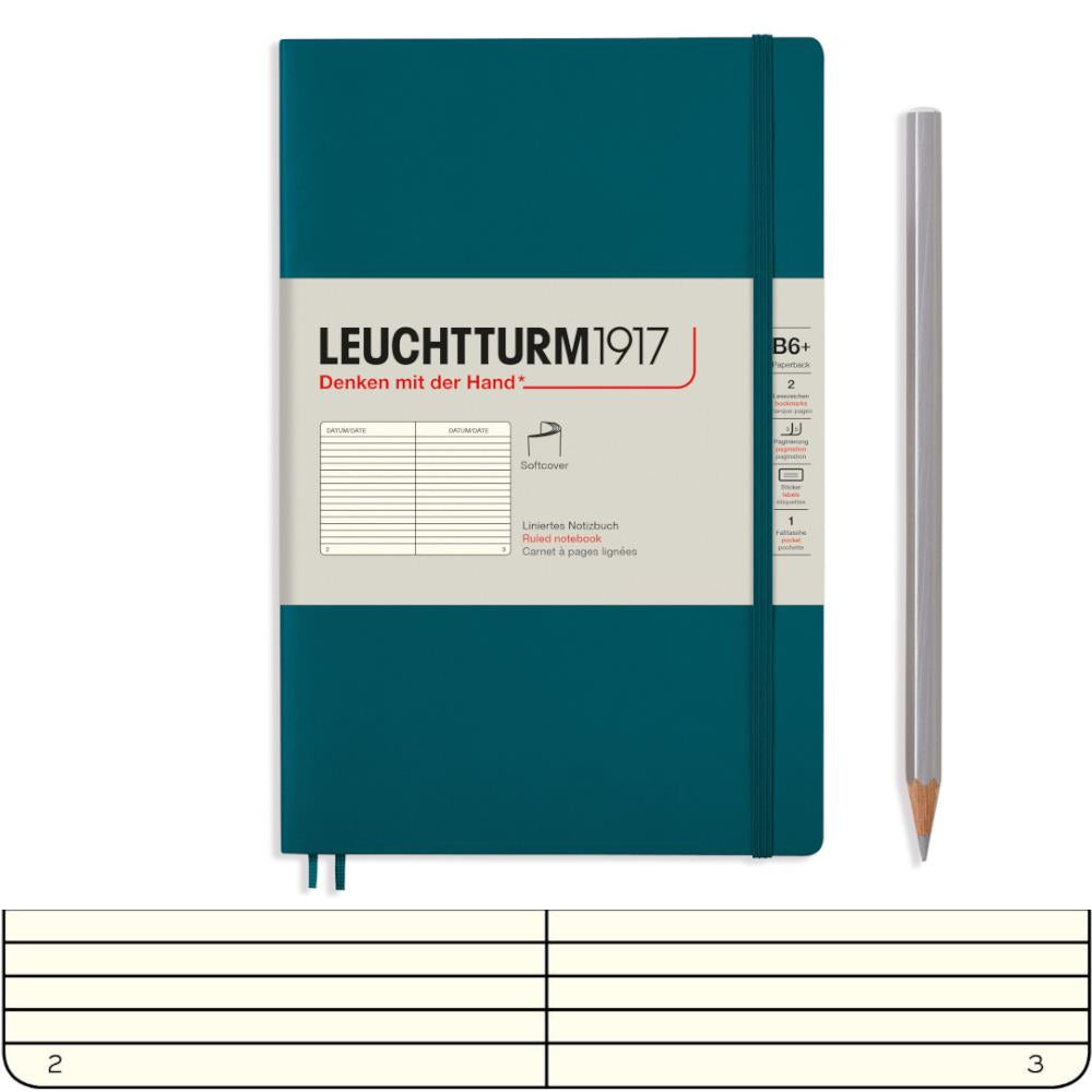 Leuchtturm1917 B6+ Paperback Notebooks - Ruled – Midoco Art