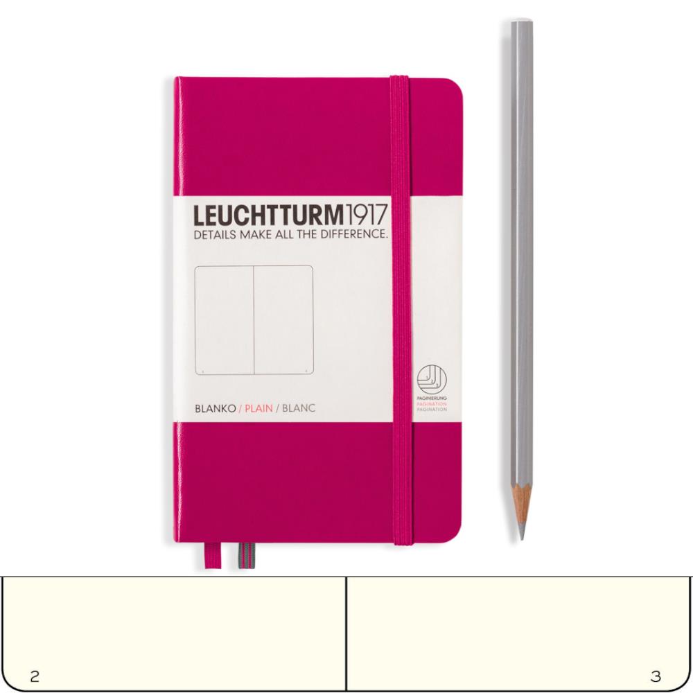 LEUCHTTURM1917 A6 横罫ノート 4冊セット Leuchtturm1917 A6 Pocket Notebooks - Blank – Midoco Art & Office