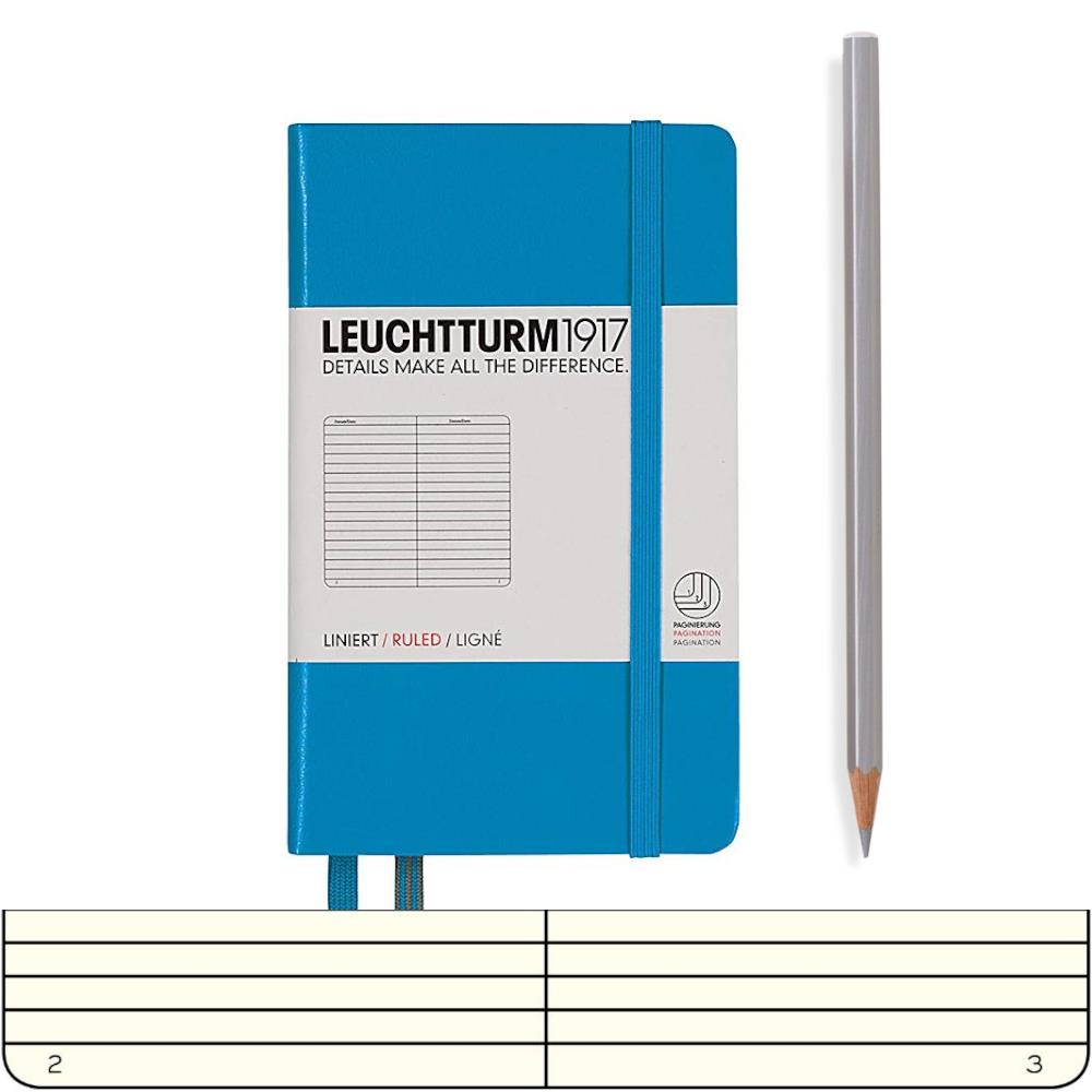 Leuchtturm1917 A6 Pocket Notebooks - Ruled – Midoco Art & Office
