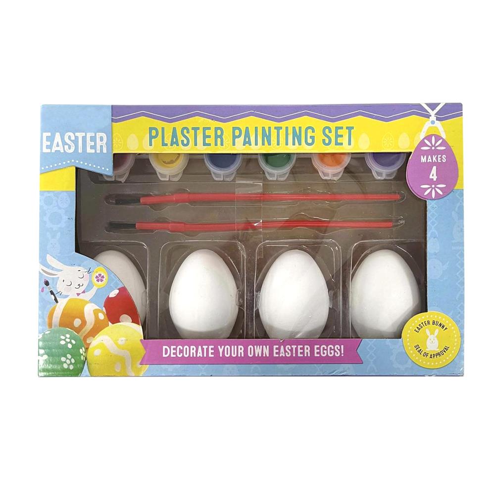 Easter Treasures Plaster Egg Painting Kit