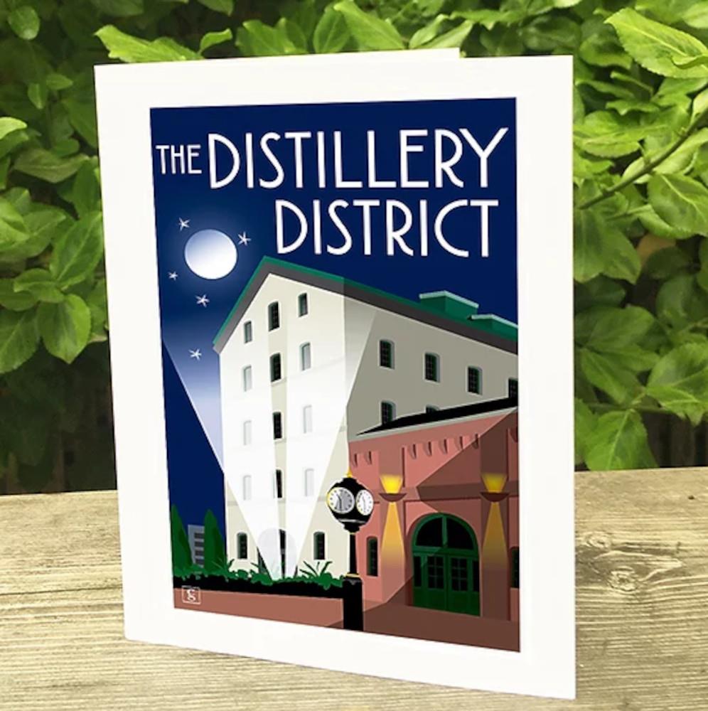 Toronto Greeting Card The Distillery District Midoco Art & Office