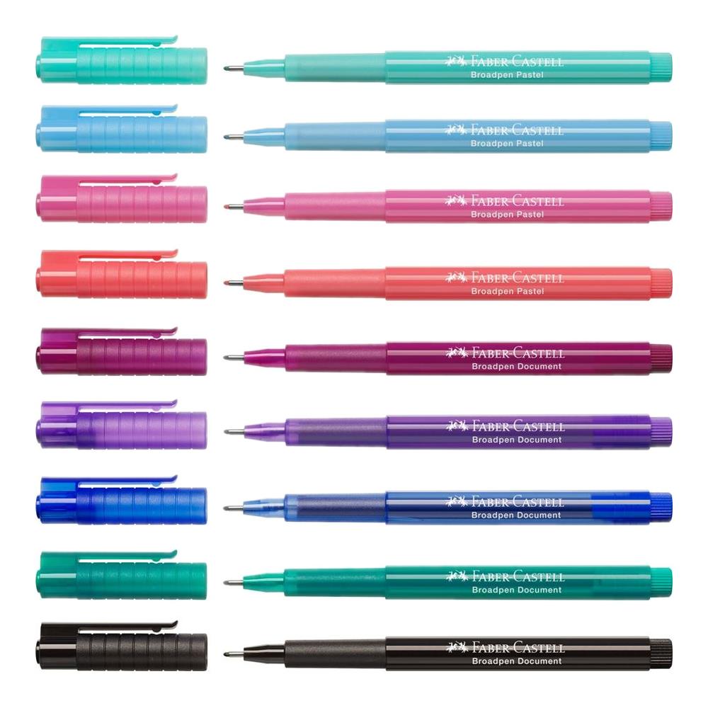 Faber-Castell Textliner Blau - Nachfüllbarer Marker, 3 Strichstärken