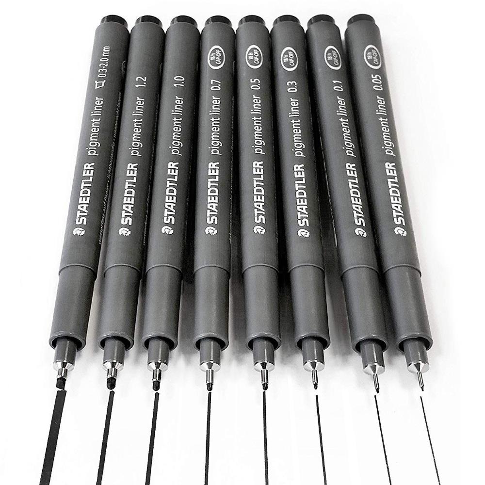 Staedtler Pigment Liners, Black – Midoco Art Office Supplies