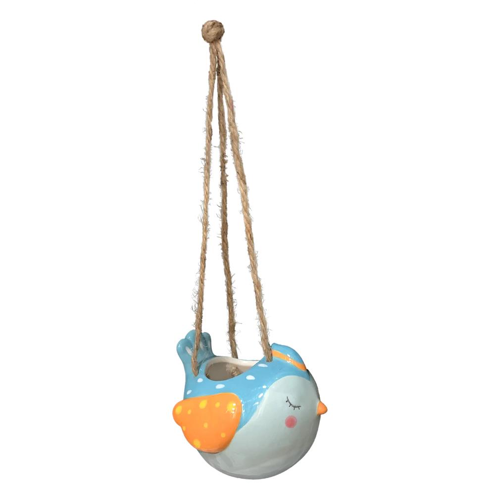 colorful bird hanging planter Streamline Mini Bird Hanging Planter, Assorted – Midoco Art & Office Supplies