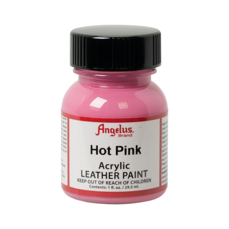 Angelus Acrylic Leather Paint Hot Pink Midoco Art & Office Supplies