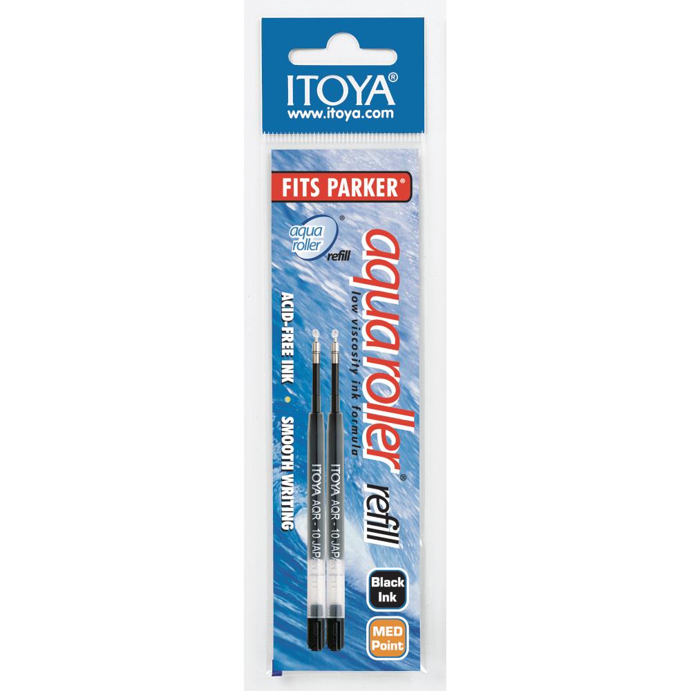Itoya Aquaroller Pen Refill 2pk Black – Midoco Art Office
