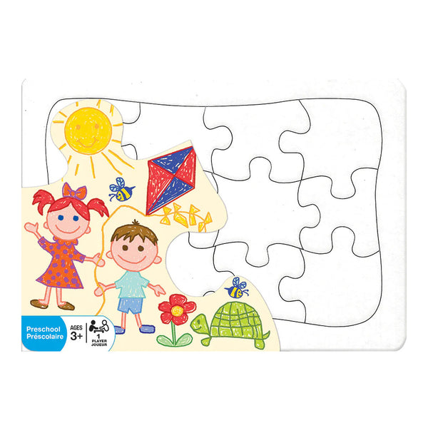 Cobble Hill Create Your Own 12pc Puzzle 5"x7" Postcard