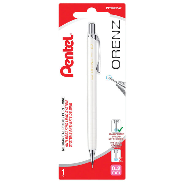 Pentel Orenz Mechanical Pencil 0.2mm White