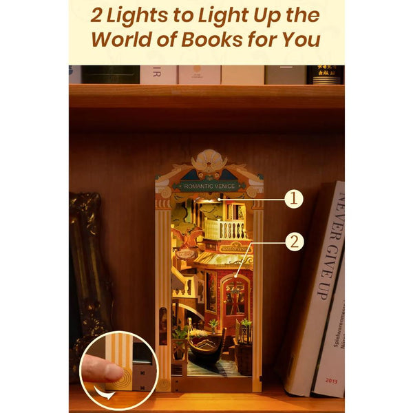 Robotime Rolife DIY Mini Book Nook Kit - Romantic Venice