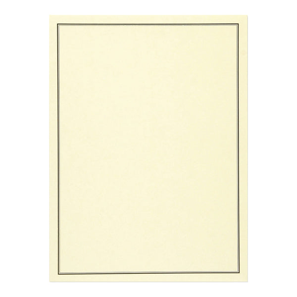 Peter Pauper Press Stationary Set - Black & Cream