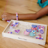 Melissa & Doug Created by Me! Heart Beads Wooden Bead Jewellery Kit