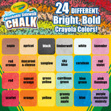 Crayola Sidewalk Chalk 24pk Multi-Colour