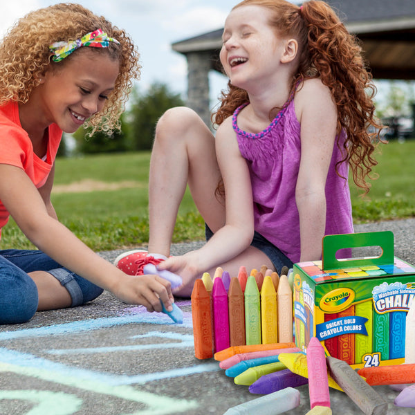 Crayola Sidewalk Chalk 24pk Multi-Colour