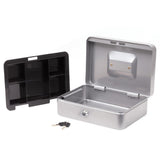 CTG Heavy Duty Cash Box with Lock - Grey