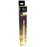 Rainbow Moments Magic Colour Drip Candles 2pk White with Gold Drip