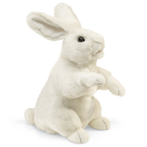 Folkmanis Hand Puppet - Standing White Rabbit