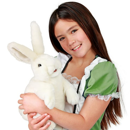 Folkmanis Hand Puppet - Standing White Rabbit