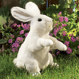Folkmanis Hand Puppet - Standing White Rabbit