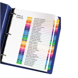 Avery Ready Index Table of Contents Dividers 31 Tabs