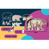 McTavish Academy of Art Coastal Bear DIY 3D Wood Craft Art Kit Vancouver Island BC