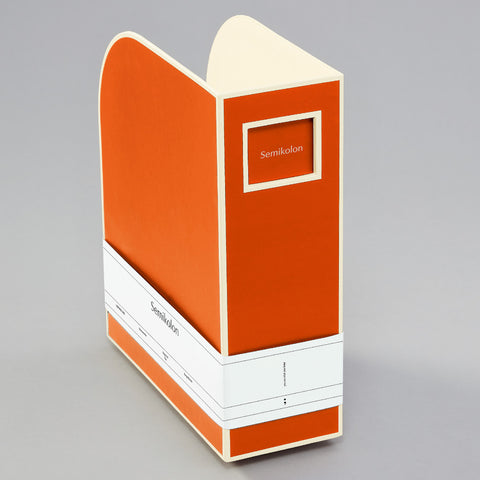 Semikolon Magazine Storage Box - Orange